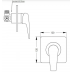Shower Mixer - Aquatica All Pressures Saluto Chrome - AQ-SA-SHM40-1 